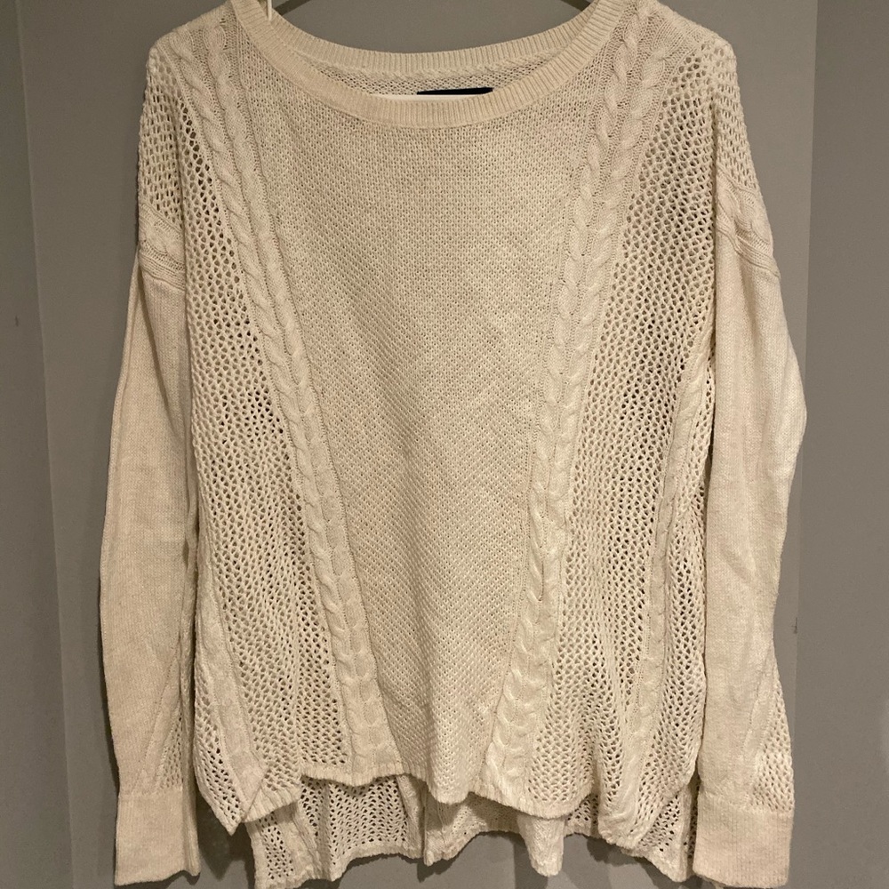 Cream sweater